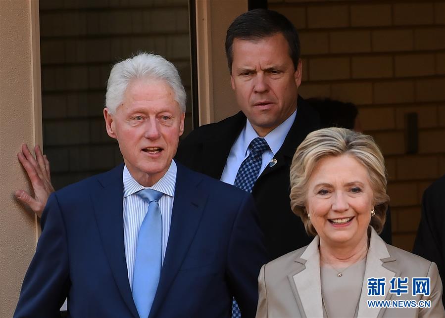 （国际）（3）希拉里&middot;克林顿参加美国大选投票