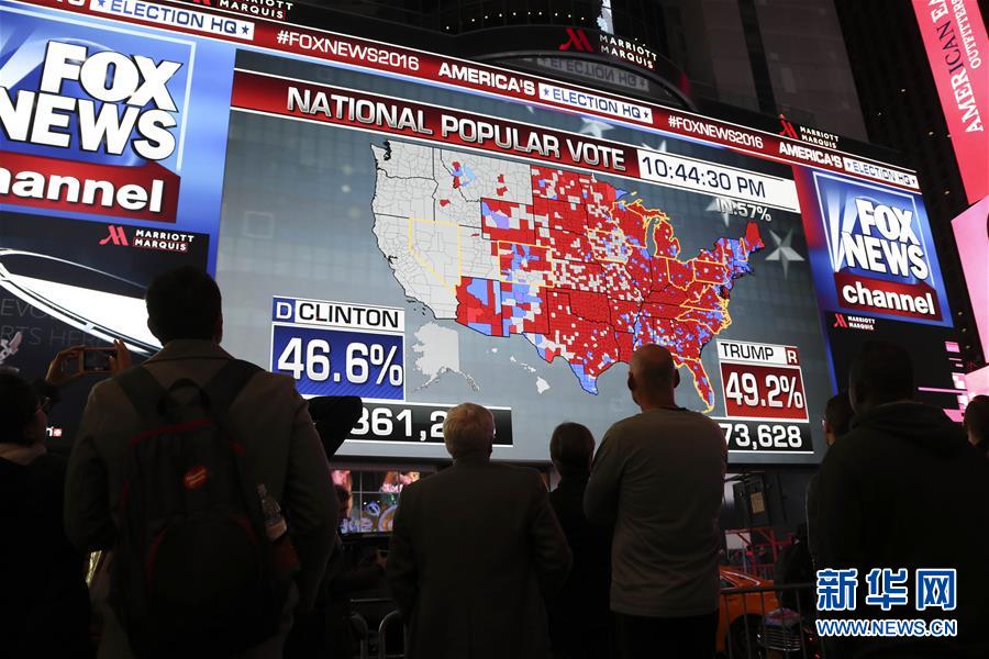 （国际）（1）纽约民众关注选情