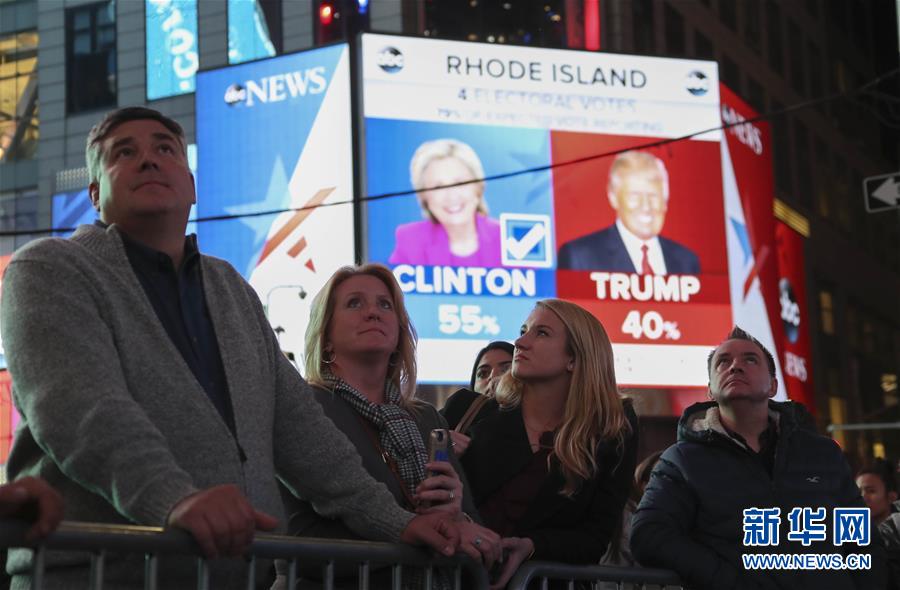 （国际）（2）纽约民众关注选情