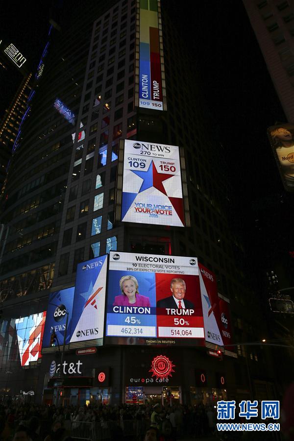 （XHDW）纽约民众关注选情