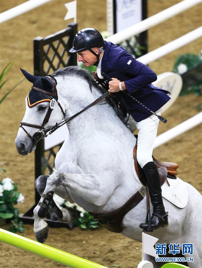 （体育）（3）马术&mdash;&mdash;多伦多举办2016年国际马联世界杯场地障碍赛