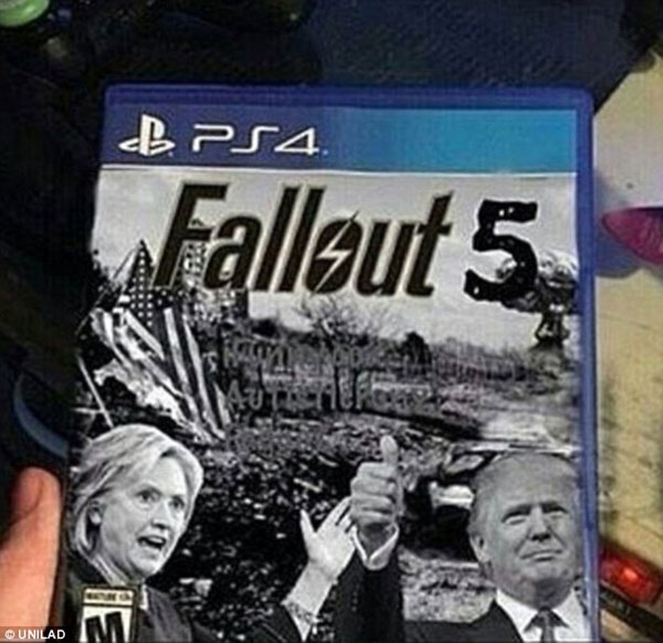 特朗普胜选惊呆网友 用恶搞表示抗议