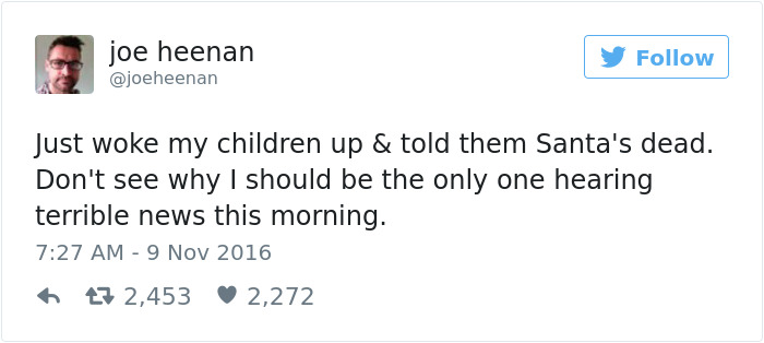 特朗普胜选惊呆网友 用恶搞表示抗议