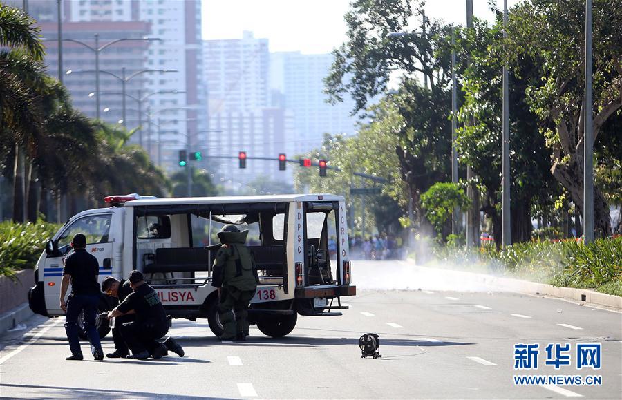 （国际）（2）美国驻菲使馆附近发现简易爆炸装置