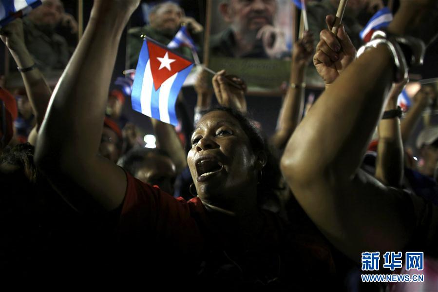 （外代一线）（6）古巴圣地亚哥举行盛大集会悼念菲德尔&middot;卡斯特罗