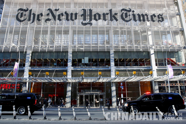 美大选投票日前后《纽约时报》电子版订阅者激增