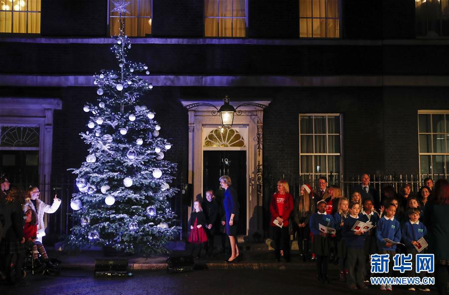 （国际）（2）唐宁街10号圣诞树亮灯