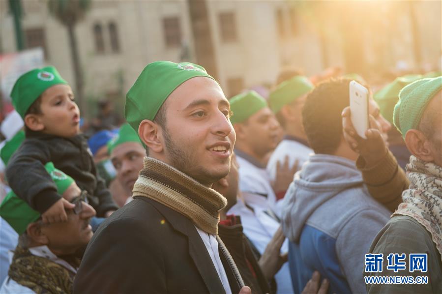 （XHDW）（2）埃及民众庆祝&ldquo;圣纪节&rdquo;