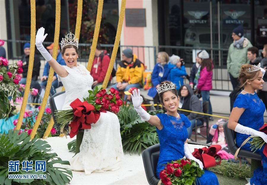 （国际）（1）洛杉矶举行2017新年玫瑰花车游行
