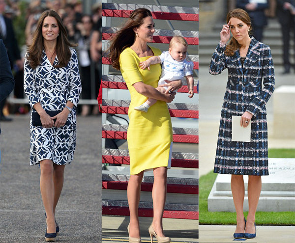 束腰大衣，蕾丝裙，裸色船鞋 凯特王妃的6大穿搭密术