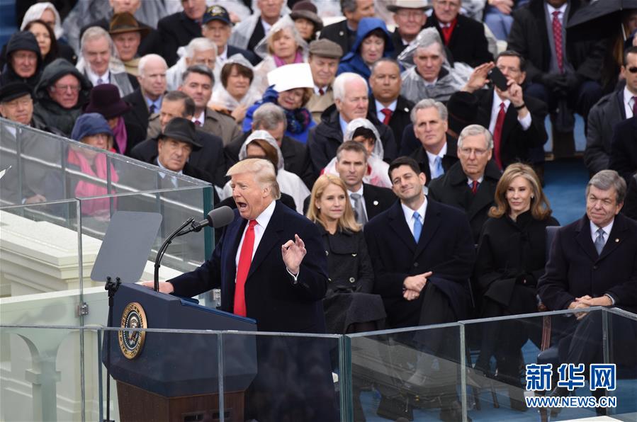 （国际）（3）特朗普宣誓就任美国总统