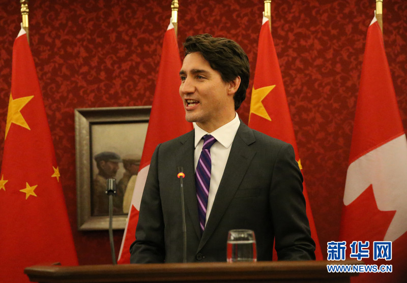 加拿大总理特鲁多表示中国对加拿大非常重要(