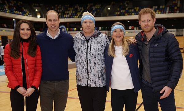 奔跑吧王室！威廉凯特夫妇和哈里王子为慈善赛跑