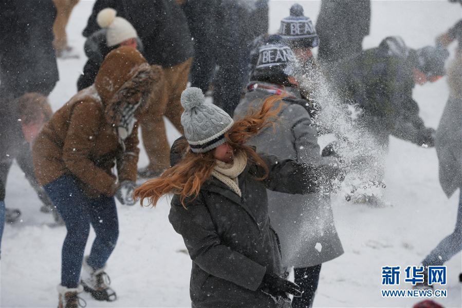 （外代一线）（6）美国东北部暴雪天气