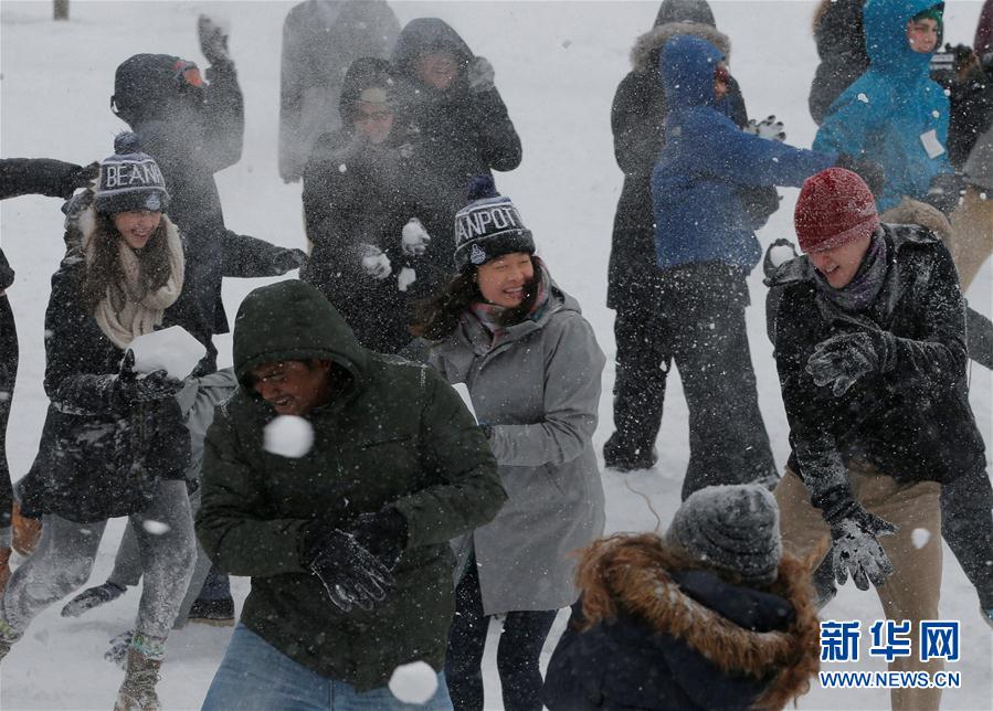 （外代一线）（7）美国东北部暴雪天气