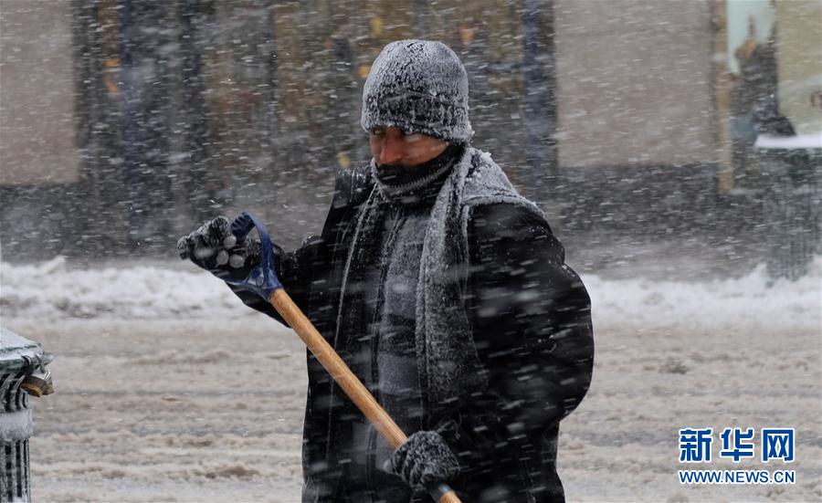 （外代一线）（12）美国东北部暴雪天气