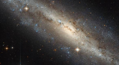 仙女座星云。图片来源：ESA/Hubble & NASA。