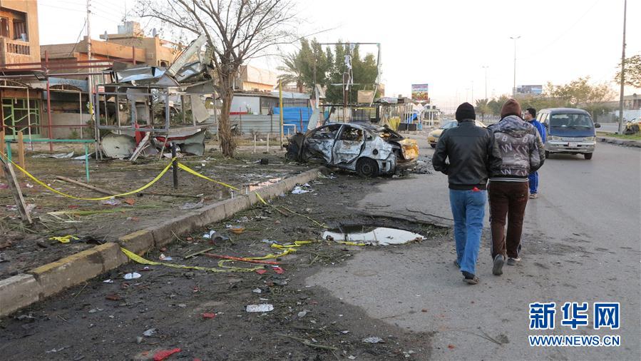 （外代一线）（3）巴格达南部汽车炸弹现场