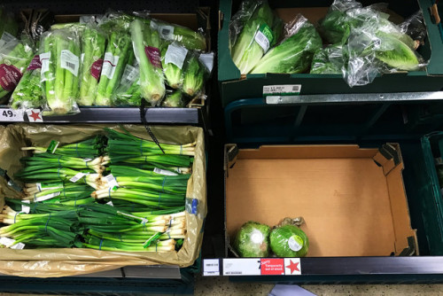 资料图：超市中的食品。