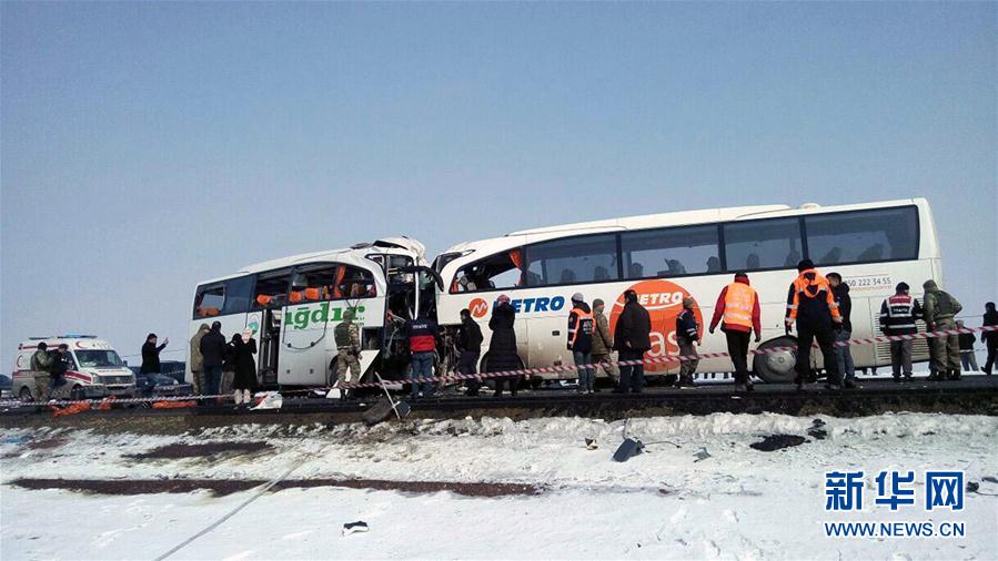 （国际）（1）土耳其东部车祸致8死28伤