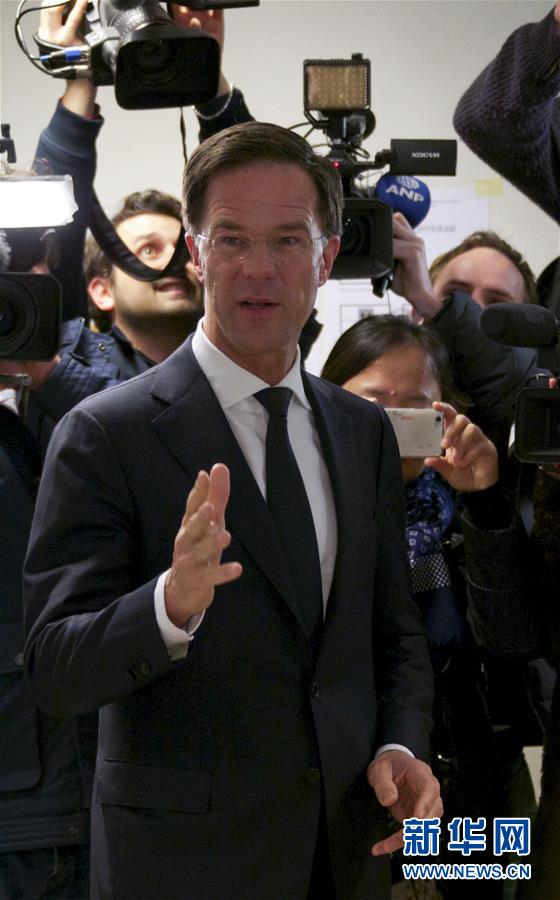 （国际）（1）荷兰传统右翼自由民主党在众议院选举中领先