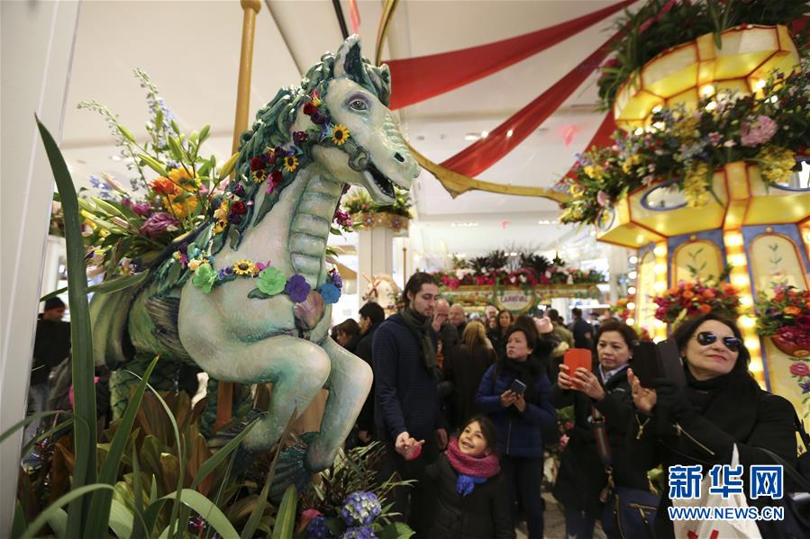 （國際）（3）紐約梅西花展：花卉&ldquo;嘉年華&rdquo;