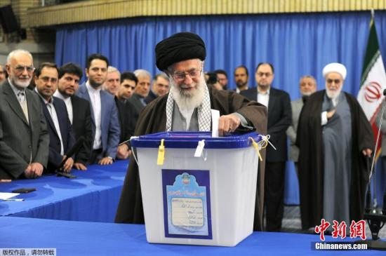 資料圖:伊朗最高領袖哈梅內伊。