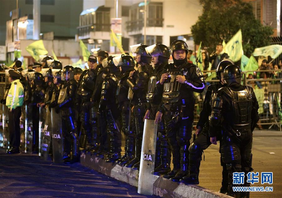 （外代一线）（13）厄瓜多尔执政党候选人在总统选举第二轮投票中领先