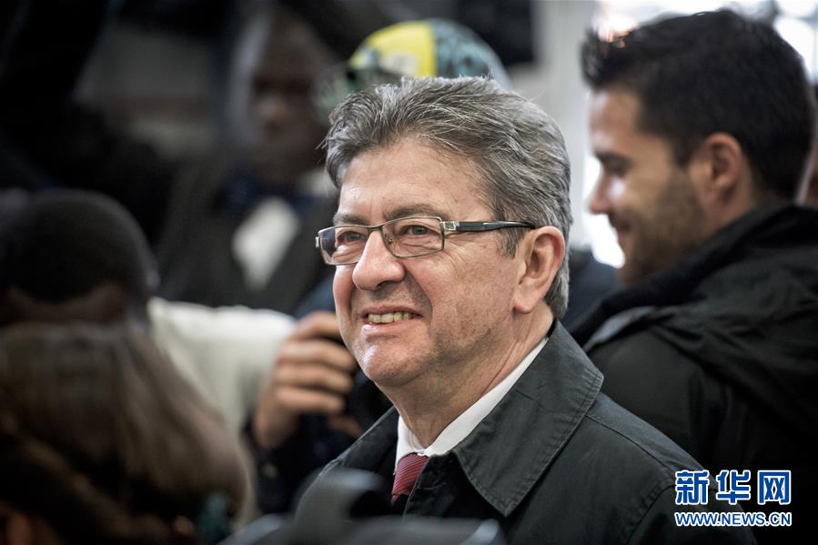 （国际）（4）让-吕克&middot;梅朗雄参加法国总统选举投票