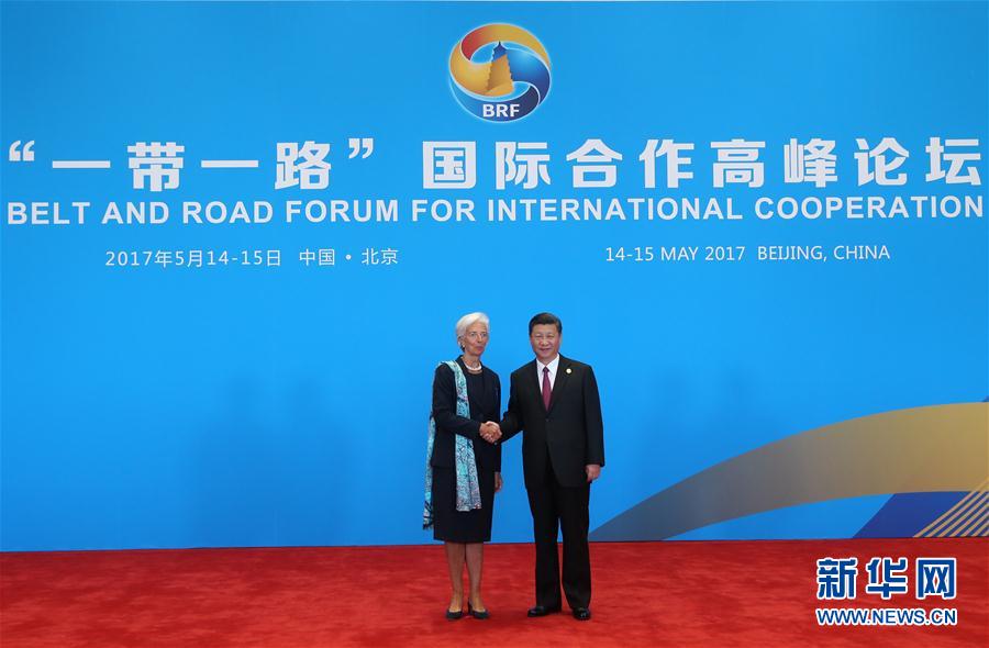 （XHDW）（2）习近平迎接出席&ldquo;一带一路&rdquo;国际合作高峰论坛圆桌峰会的领导人和国际组织负责人