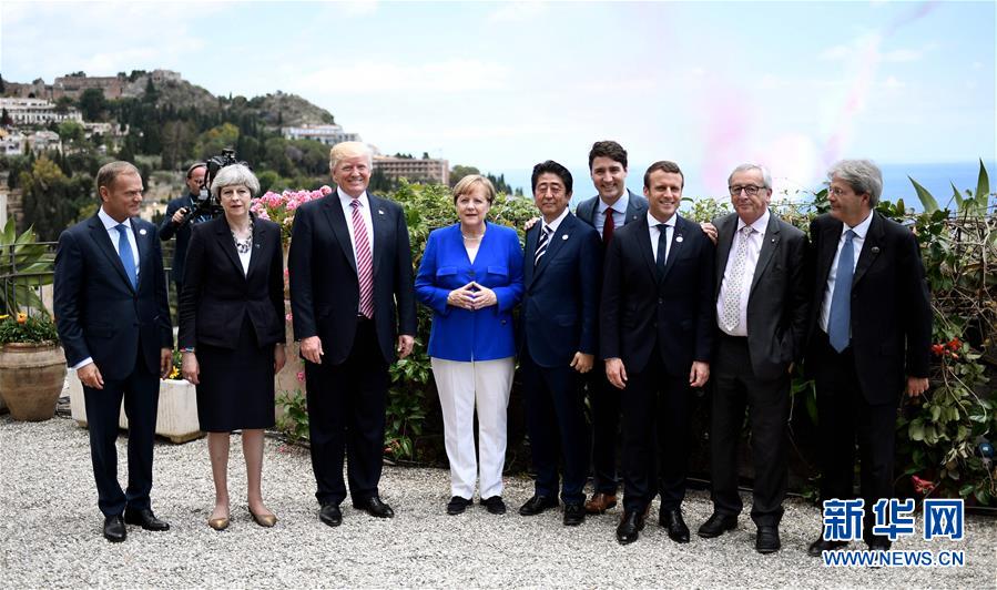 （外代一线）（21）七国集团峰会在意大利陶尔米纳开幕