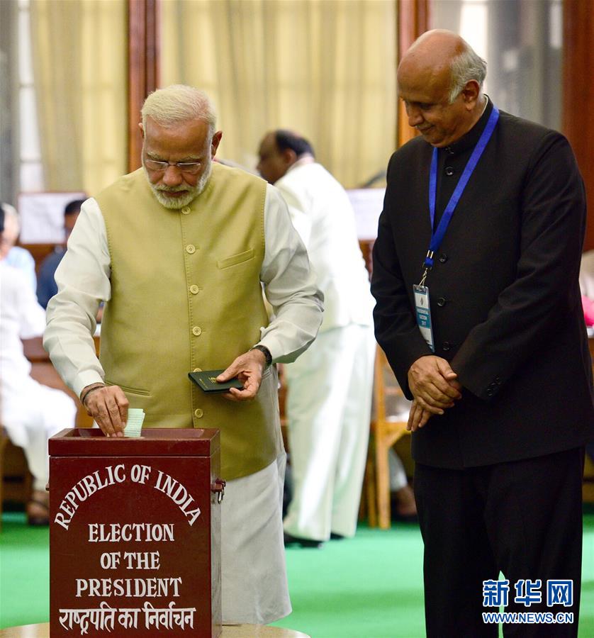 （国际）（1）印度总统选举开始投票