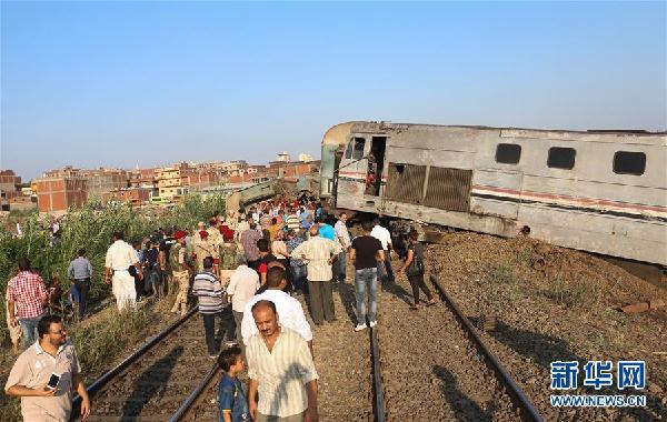 （国际）（7）埃及发生火车相撞事故造成至少36人死亡