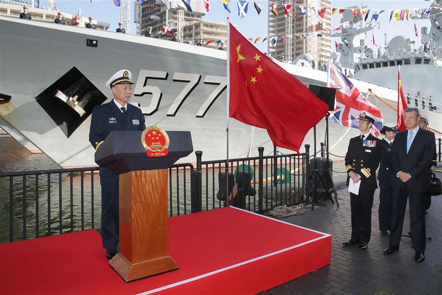 （国际）（3）中国海军第二十六批护航编队访问英国