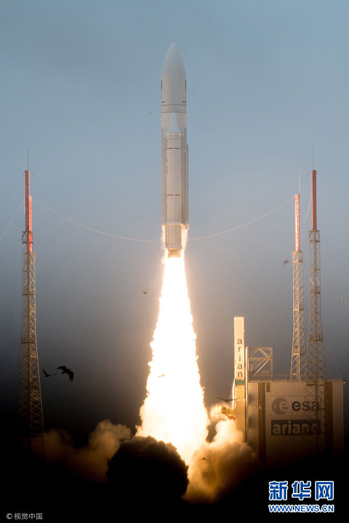 欧洲伽利略导航系统四颗新卫星升空