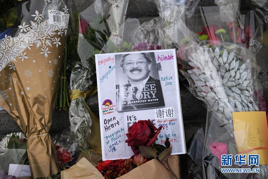 （XHDW）（3）民眾吊唁舊金山華裔市長李孟賢