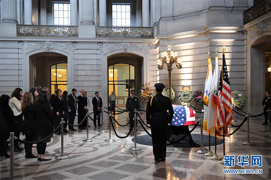 （XHDW）（4）民眾吊唁舊金山華裔市長李孟賢