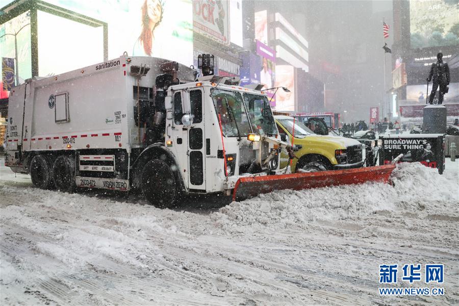 （国际）（4）美国纽约紧急应对罕见暴风雪