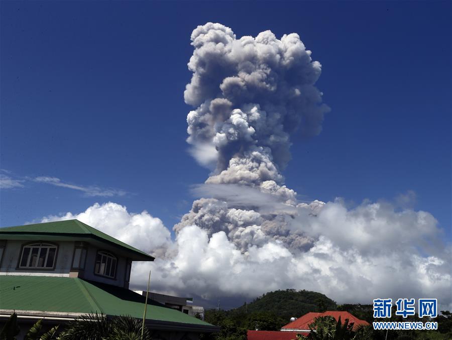 （國際）（1）菲律賓馬榮火山噴發危險上升　