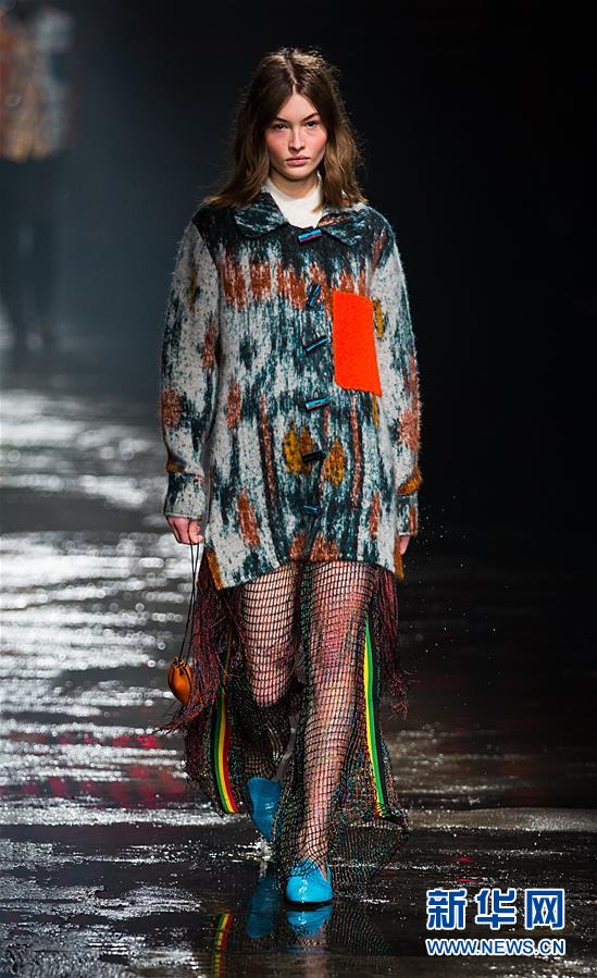 （国际）（4）米兰时装周：Missoni品牌发布秋冬男女装新品