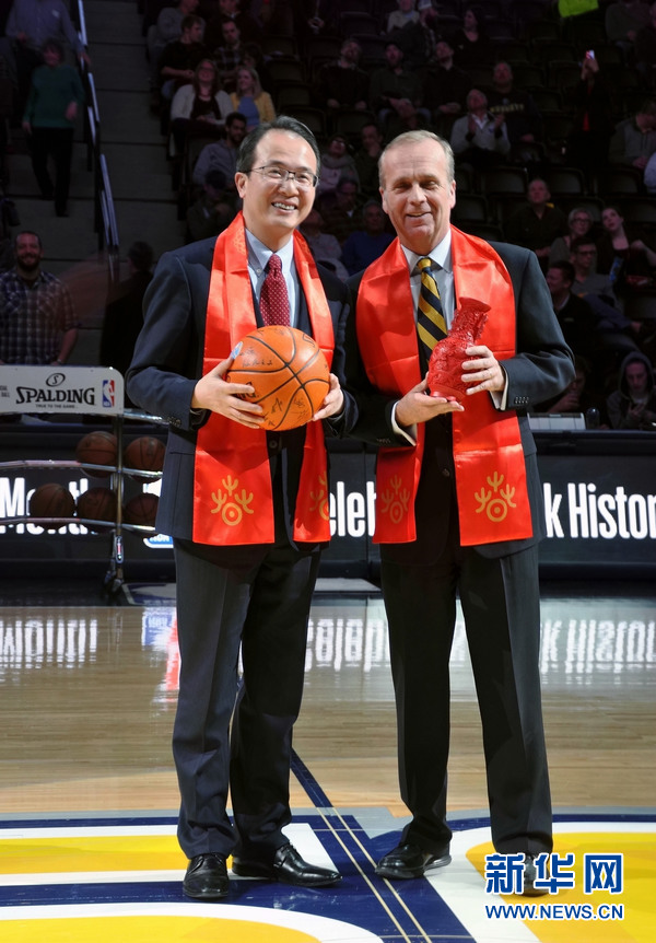 NBA丹佛掘金队举办2018年欢乐春节庆祝活