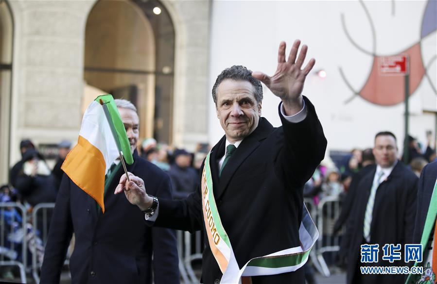 （国际）（6）纽约举行圣帕特里克节大游行