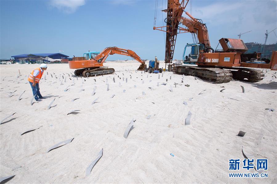 皇京港项目上的中国工程师