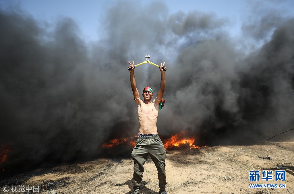 加沙回归大游行持续 大批巴勒斯坦民众受伤(