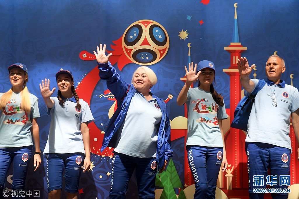 志愿者紧密筹备2018俄罗斯世界杯