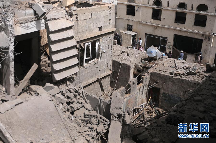 (国际)(2)沙特领导的多国联军空袭也门致9人死亡
