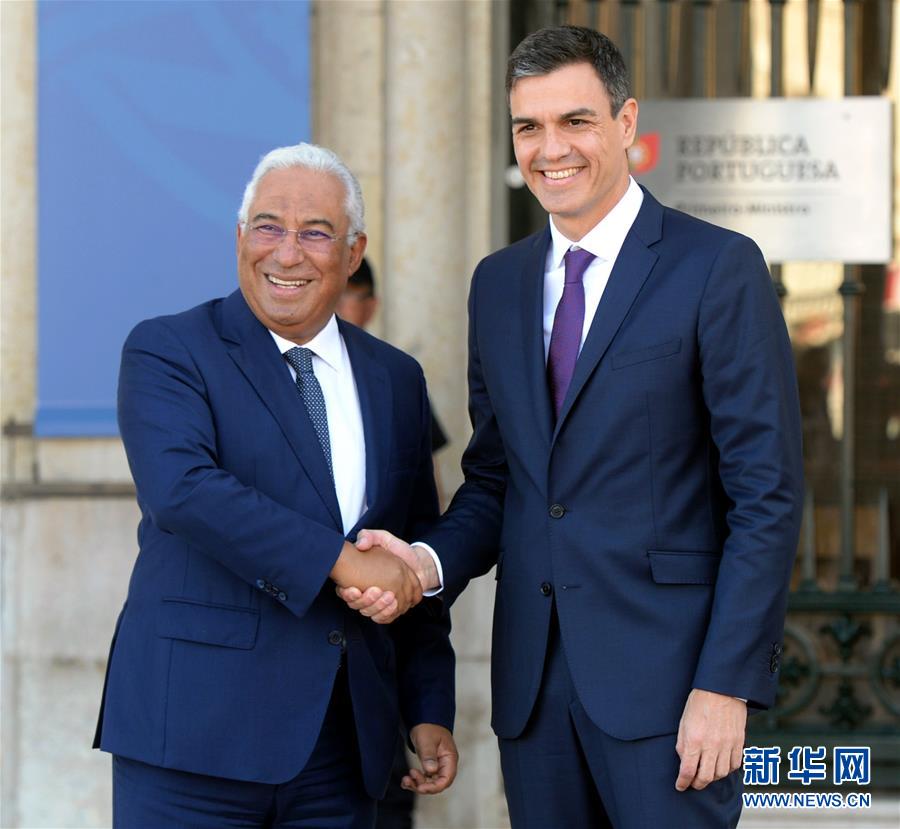 葡萄牙总理科斯塔会见西班牙首相桑切斯