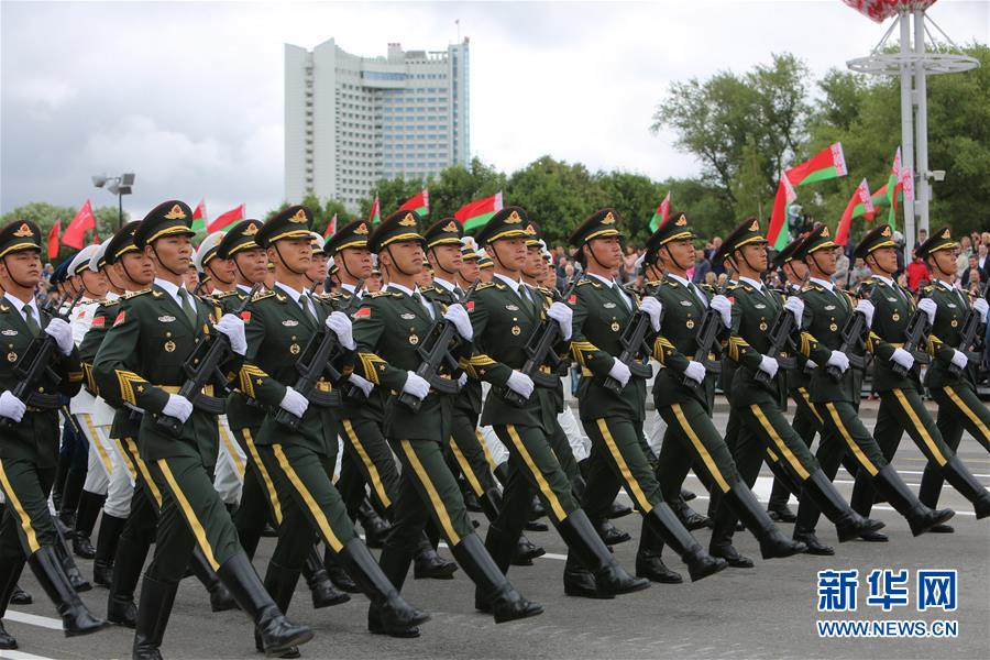 （国际）（2）白俄罗斯举行独立日阅兵式　解放军仪仗队首次应邀参加