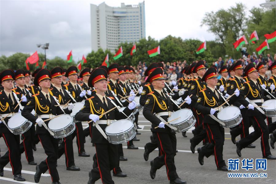 （国际）（4）白俄罗斯举行独立日阅兵式　解放军仪仗队首次应邀参加