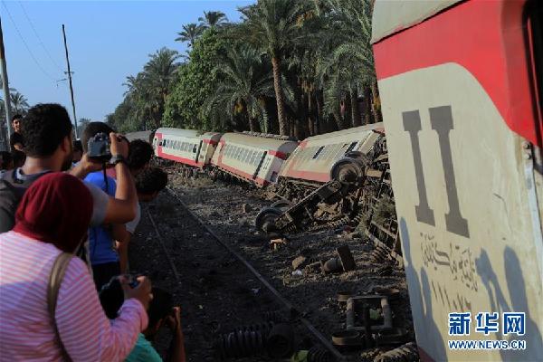 （國際）（2）埃及發生火車脫軌事故至少55人受傷